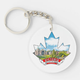 Llavero Victoria, British Columbia Canada Maple