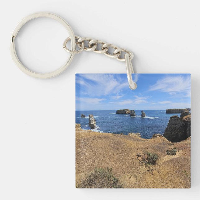 Llavero Victoria’s Bay of Islands Coastal Panorama (Frente)