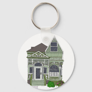Llavero Victorian "verde pintado de la señora" -