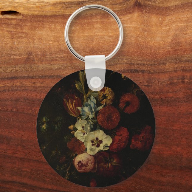 Llavero Vida con flores (Anverso)