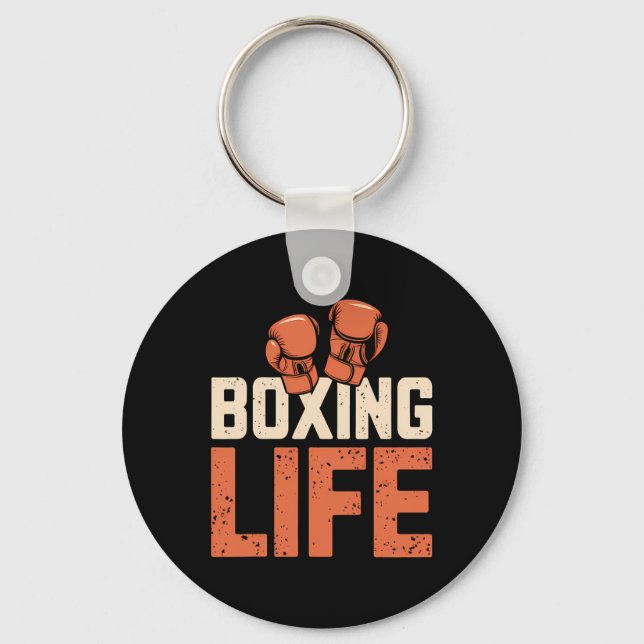 Llavero Vida De Boxeo Para Boxeadores Profesionales Amateu (Anverso)