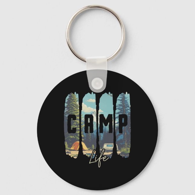 Llavero Vida de campamento (Anverso)