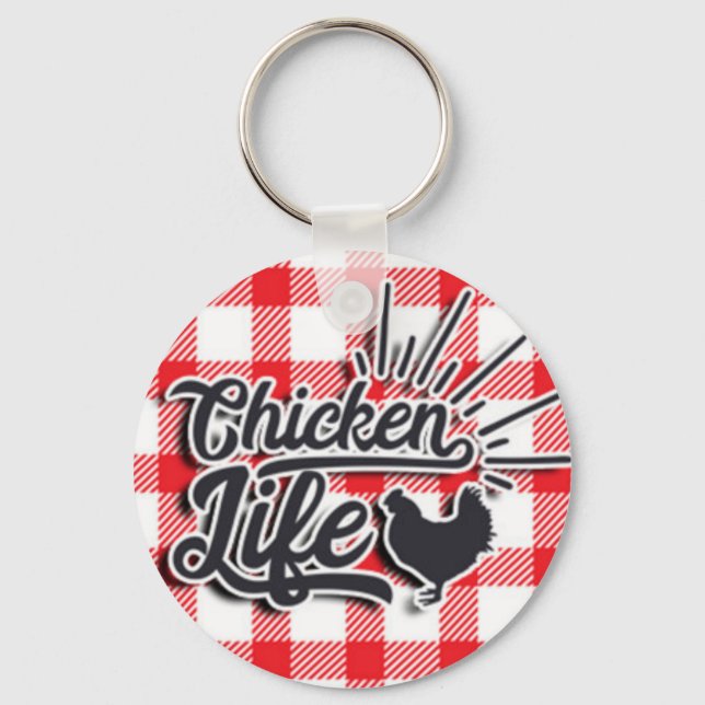 Llavero Vida de Pollo (Reverso )