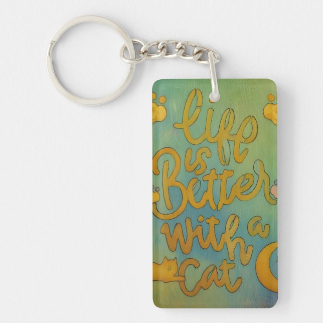 Llavero Vida del gato (Frente)