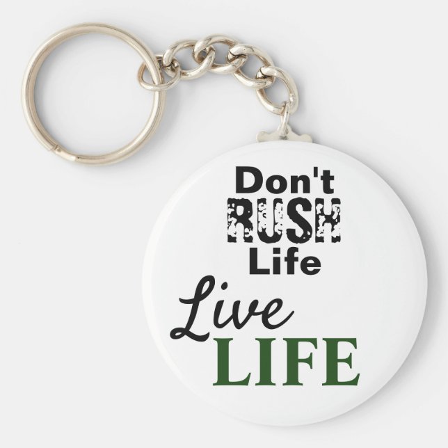 Llavero Vida en vivo motivadora (Frente)