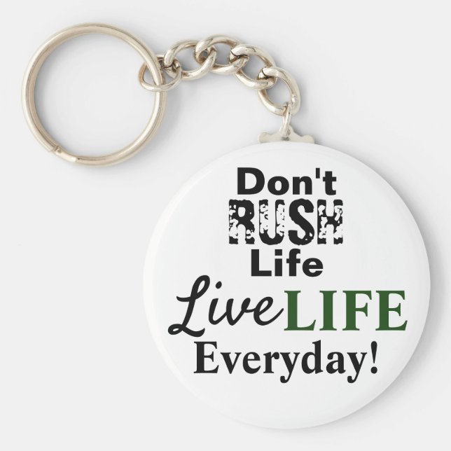 Llavero Vida en vivo motivadora (Frente)