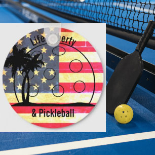 Llavero Vida Libertad y Pickleball EE. UU.