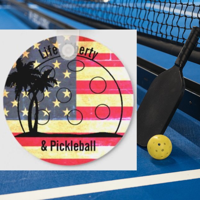 Llavero Vida Libertad y Pickleball EE. UU. (Subido por el creador)