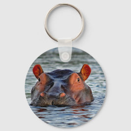 Llavero Vida silvestre Hippo Water Photo