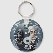 Vida y muerte, Halloween YinYang Skeleton