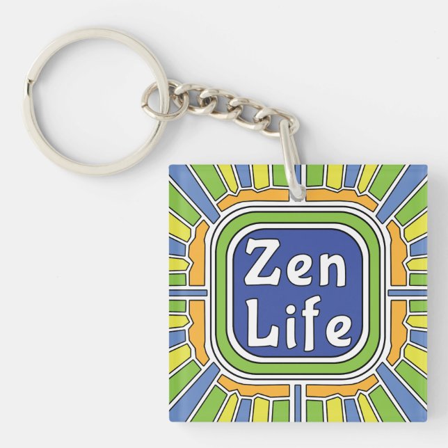 Llavero Vida Zen para mí (Frente)
