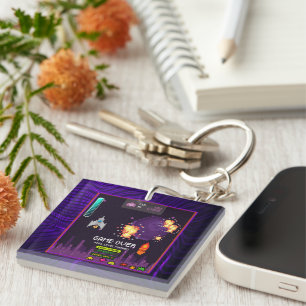 Llavero Videogaming Purple
