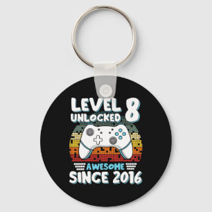 Llavero Videojuego 8Aniversario Niños Chicas Niños 8 Años