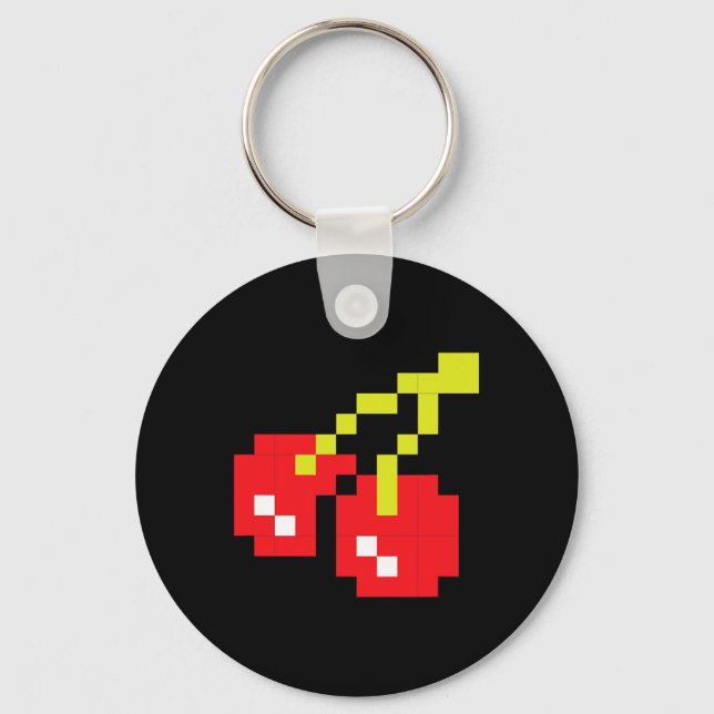 Llavero Videojuego de cerezas 80 Disfraces de Halloween Fá (Anverso)