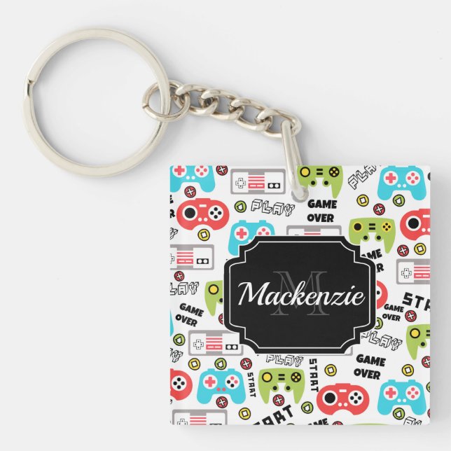 Llavero Videojuego retro (Frente)