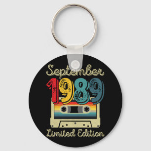 Llavero Vieja Cinta Cassette Julio 1989 32º cumpleaños