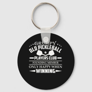Llavero Viejo club gruñón de los jugadores de Pickleball