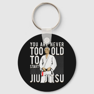 Llavero Viejo Hombre de Jiu Jitsu Brasileño