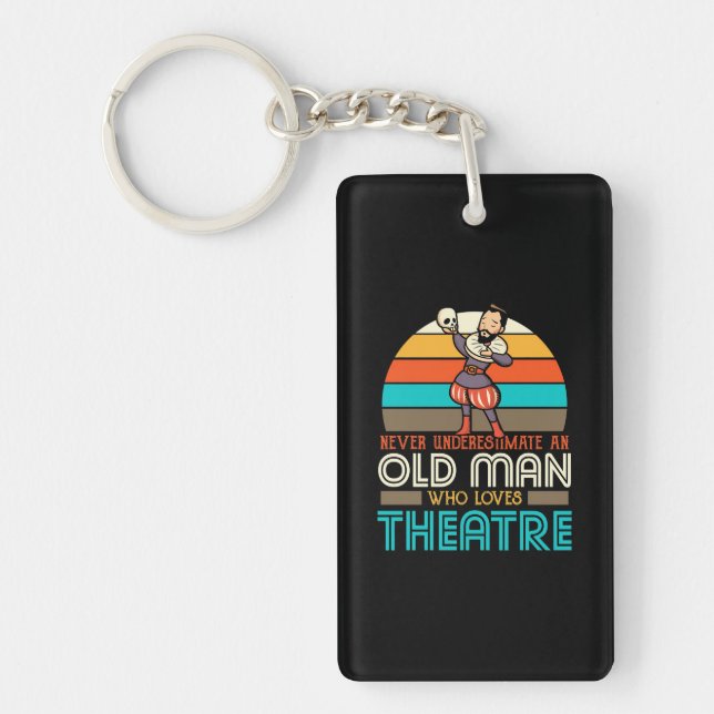 Llavero Viejo que ama el teatro (Frente)