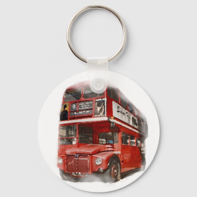 Llavero Viejo Red London Bus (Anverso)