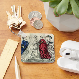 Llavero Viejo retrato de novia del Partido de la Boda Vict