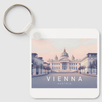 Llavero Viena Austria Pastel Travel Design