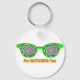 Llavero Viendo Hypnotize Gafas de Sol Rim Verde El MUSEO