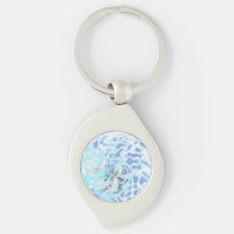 Viento Keychain metalizado