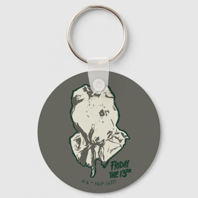 Llavero Viernes 13 | Jason Voorhees Burlap Sack (Anverso)