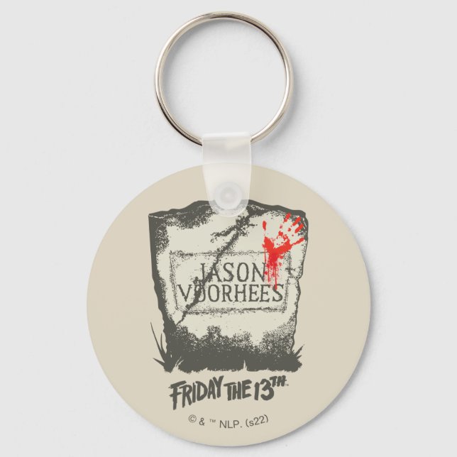 Llavero Viernes 13 | Jason Voorhees Headstone (Anverso)