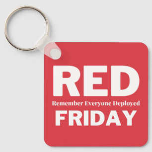 Llavero Viernes rojo recordemos a todos los desplegados