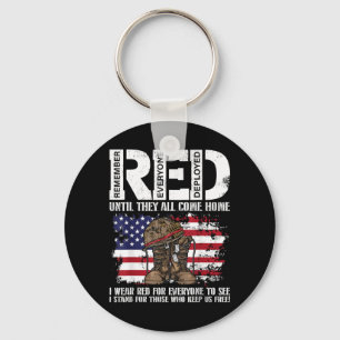 Llavero Viernes Rojo Ropa Militar Llevamos Rojo Apoyamos B