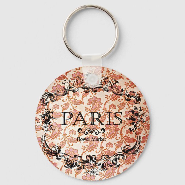 Llavero Viintage Paris Damask (Anverso)
