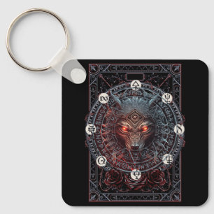 Llavero Viking Celtic Fenrir Wolf Brand Norse Mythology Wo