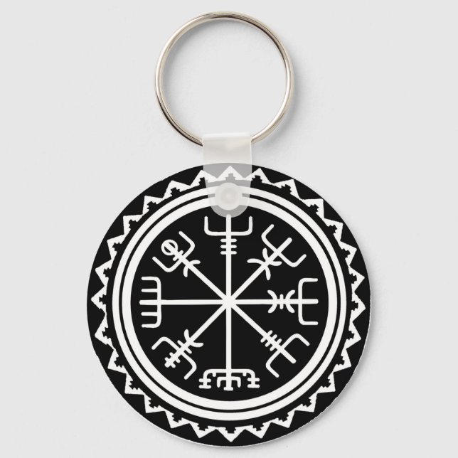 Llavero Viking Vegvisir Compass (Anverso)