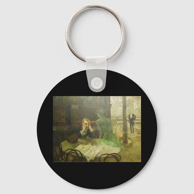 Llavero Viktor Oliva. Absinthe Drinker (Anverso)