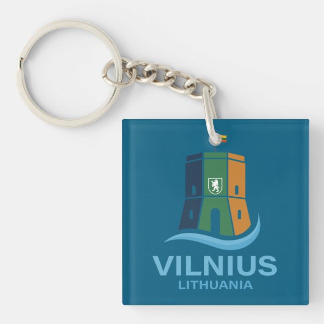 Llavero Vilna Lituania (Frente)