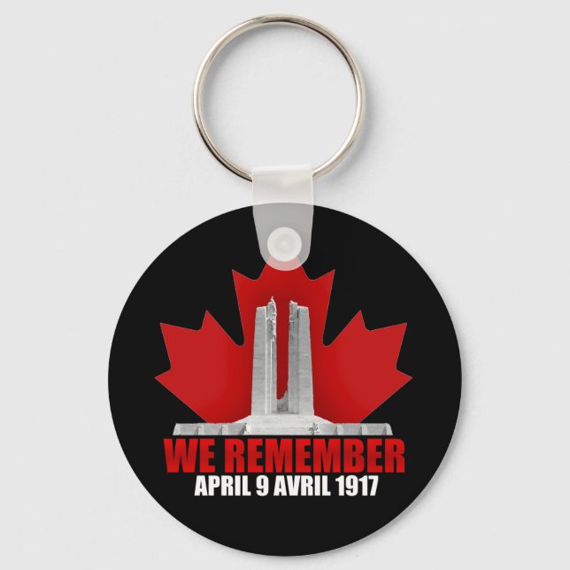 Llavero Vimy Ridge Recordamos (Anverso)