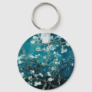 Llavero Vincent Van Gogh Almond Blossoms Oscuro Verde azul
