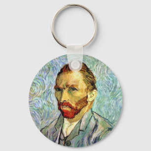 Llavero Vincent Van Gogh - Autorretrato verde Arte fino