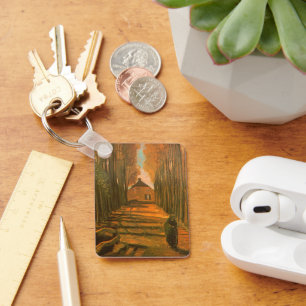 Llavero Vincent van Gogh - Avenida de Álamos en Otoño