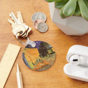 Llavero Vincent van Gogh - Cafe Terrace de noche