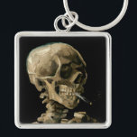 Llavero Vincent van Gogh - Calavera con cigarrillo en llam<br><div class="desc">Cabeza de un Skeleton con un cigarrillo en llamas / Calavera con cigarrillo en llamas / Crane de squelette fumant une cigarrillo - Vincent van Gogh,  1885</div>