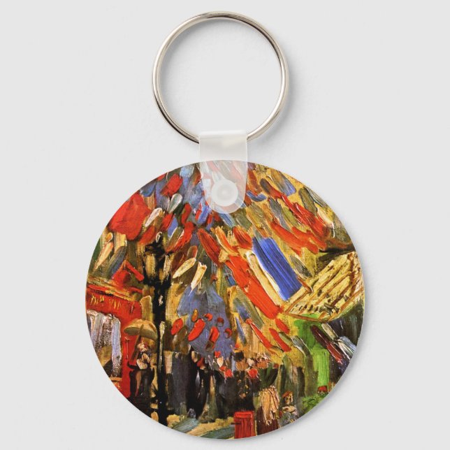Llavero Vincent Van Gogh - Celebración Del 14 De Julio (Anverso)
