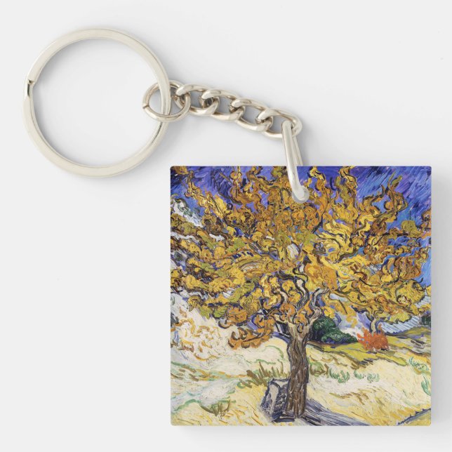 Llavero Vincent van Gogh - El árbol de las moras (Frente)