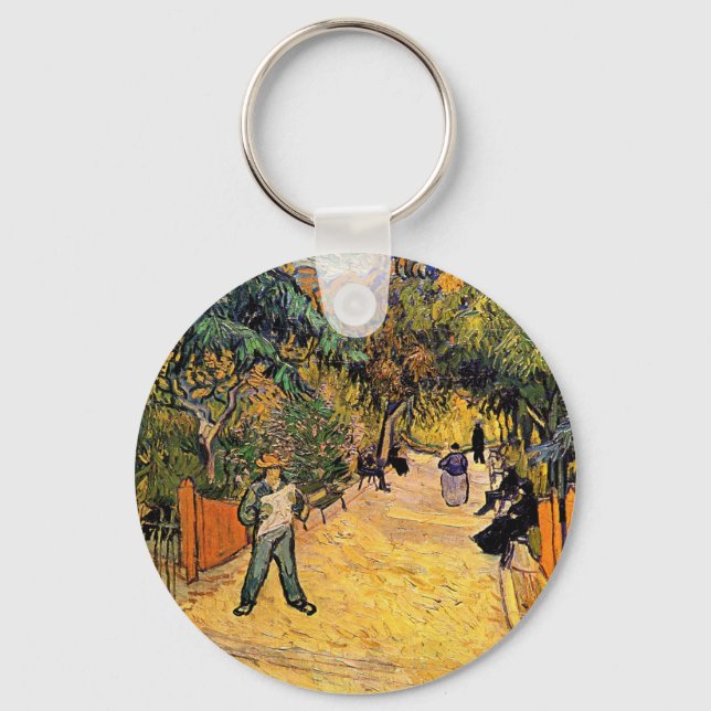 Llavero Vincent van Gogh - Entrada al Parque Público, Arle (Anverso)