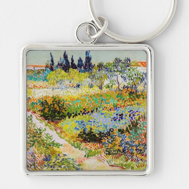 Llavero Vincent van Gogh - Jardín de Arles (Frente)