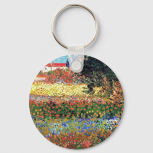 Llavero Vincent Van Gogh - Jardín Florido Arte Fino