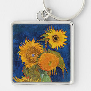 Llavero Vincent van Gogh - Jarrón con cinco girasoles