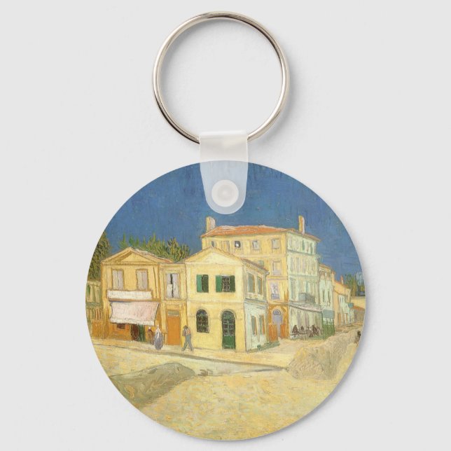 Llavero Vincent van Gogh - La Casa Amarilla (La calle) (Anverso)
